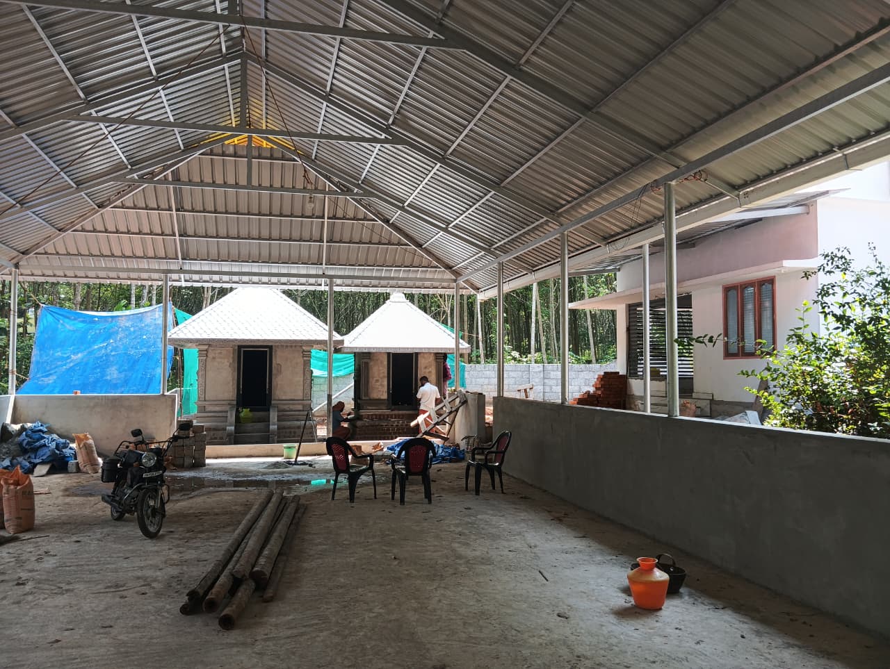 Temple construction
